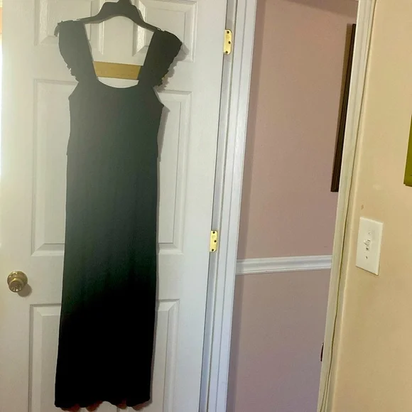 Maurices 24/7 | Dresses | Maurices 247 Black Ruffle Maxi Dress Size Large |  Poshmark